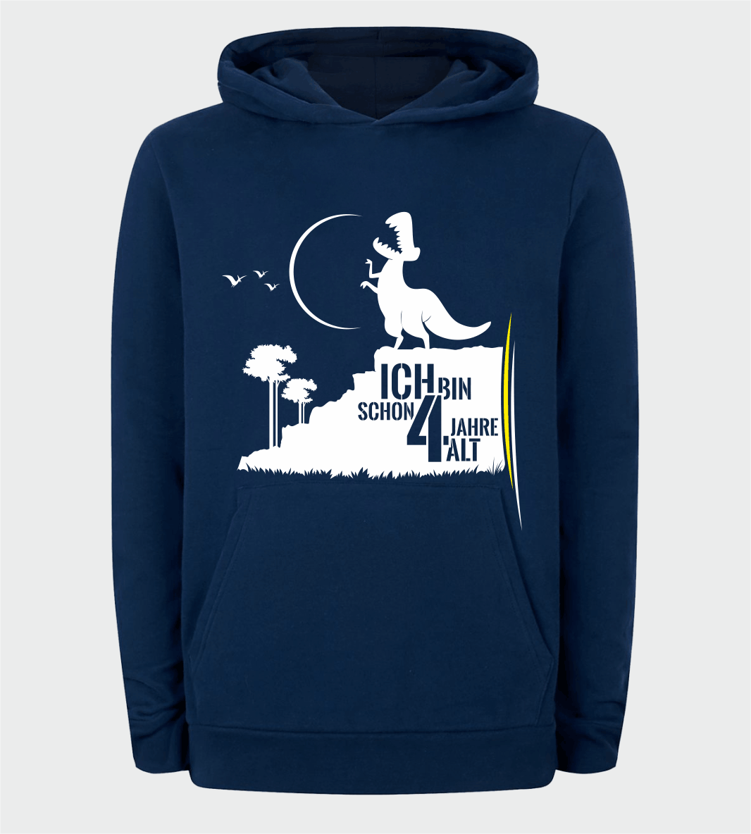 Dino Hoodie 4 Jahre Navy