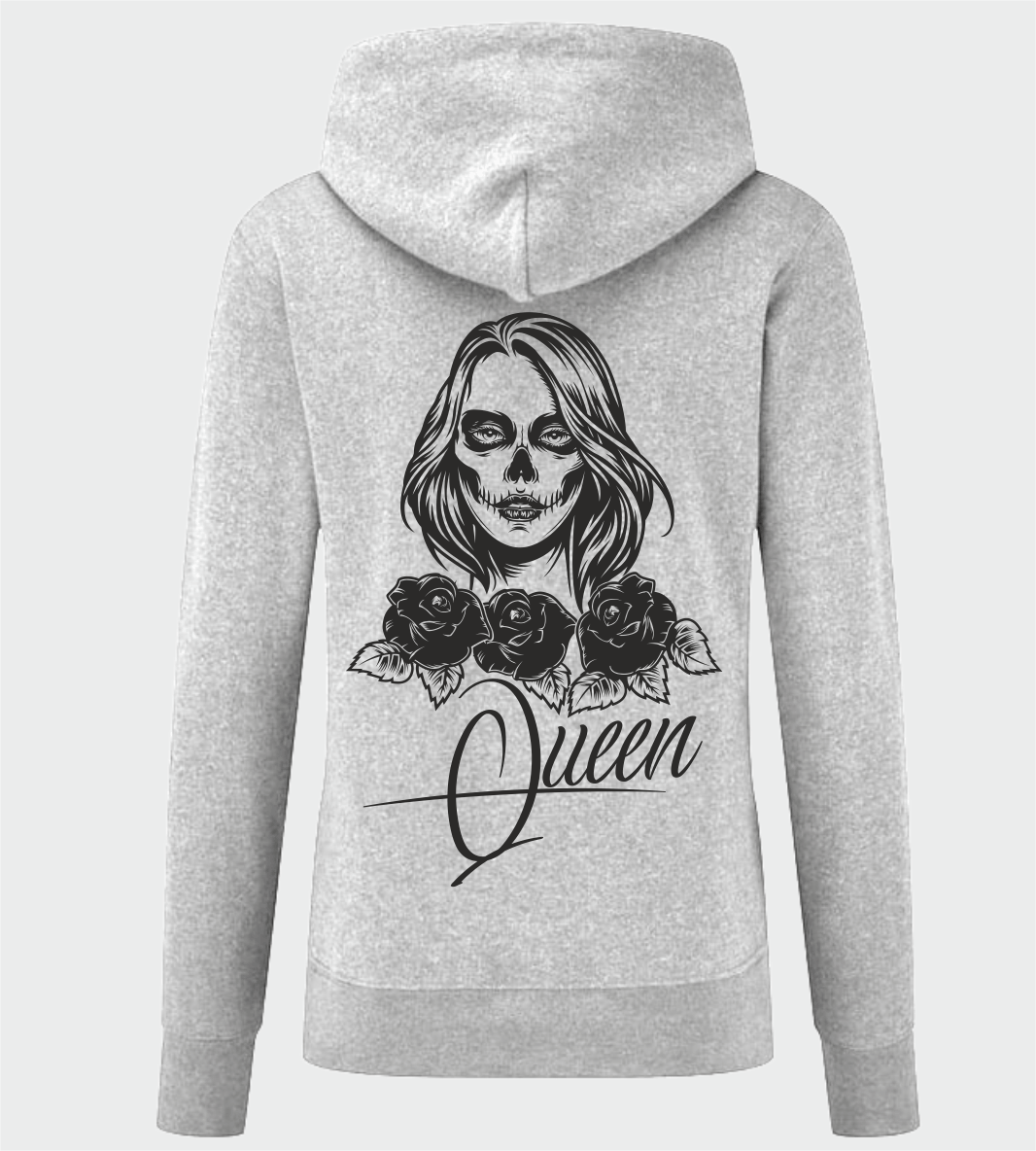 Partnershirts1 Frauen Grau hinten