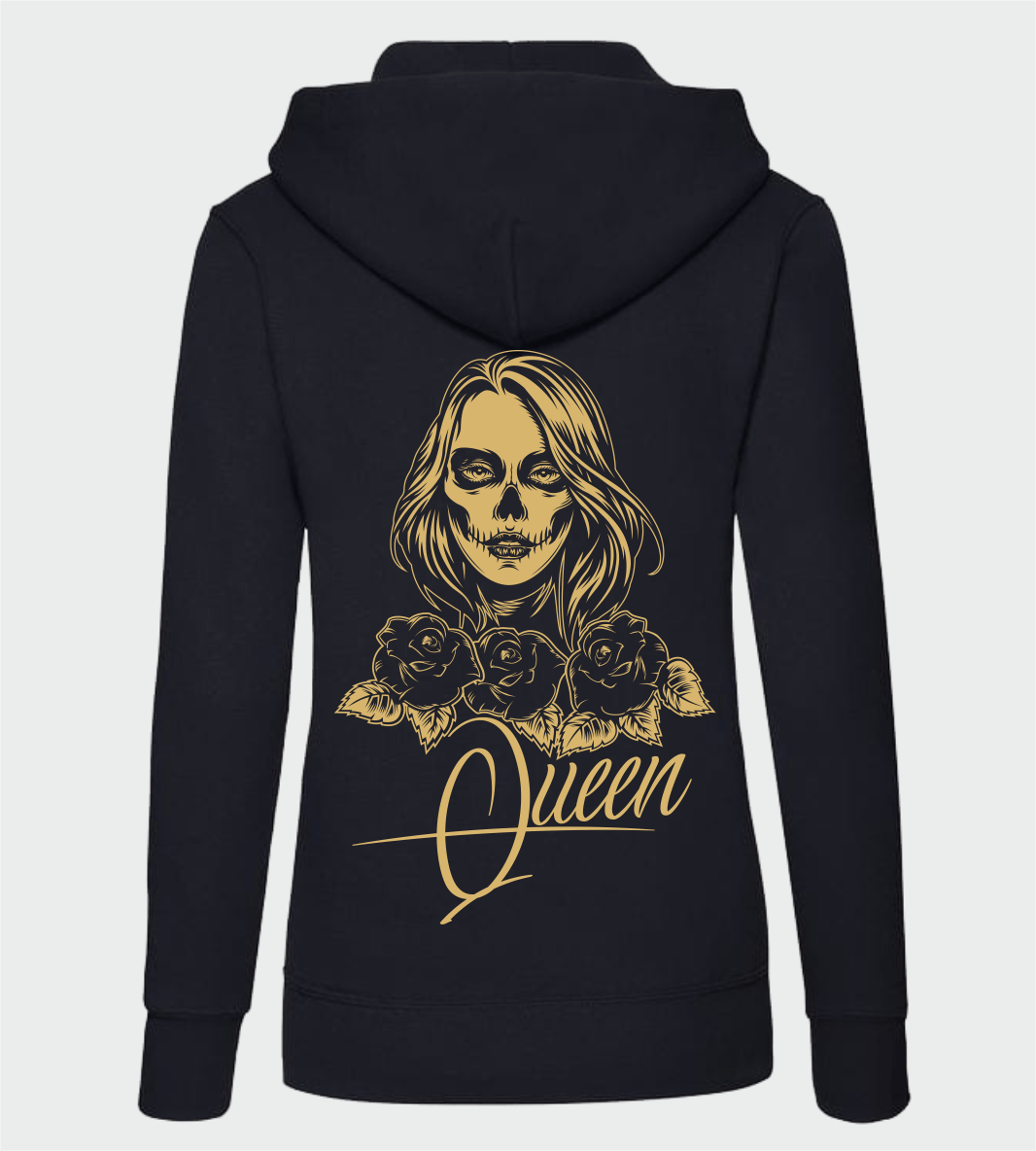 Partnershirts1 Frauen Navy hinten Gold