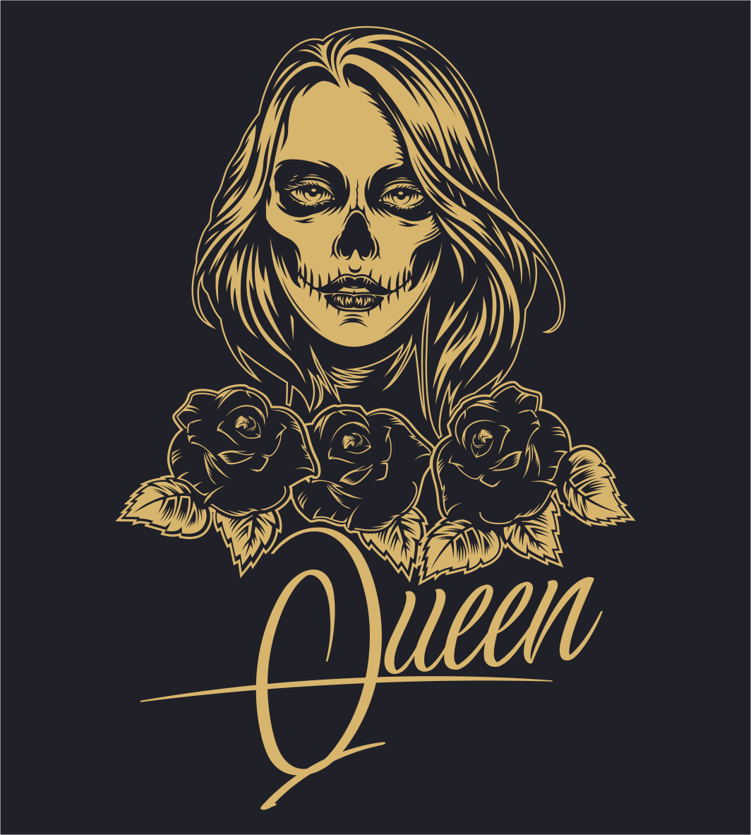 Partnershirts1 Frauen Navy hinten Zoom Gold